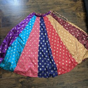 Beautiful multicolored indian lehenga- like new!